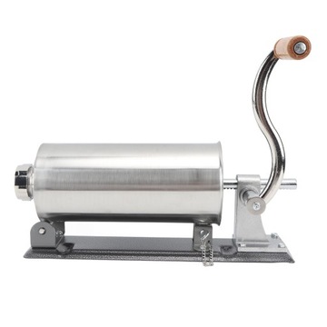 Наполнитель для колбас из нержавеющей стали, 3 л, ручная машина для производства колбас, горизонтальный фильтр