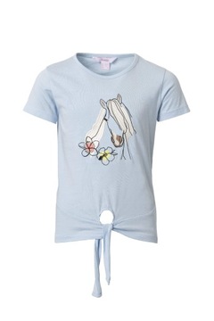 Koszulka jeździecka t-shirt dziecięcy Horze SOENA r.158-164