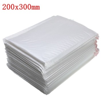 Styl 200x300mm Lot białe piankowe kopertówki samop