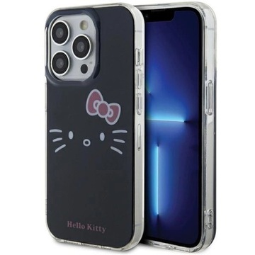 Etui Hello Kitty IML Kitty Face case obudowa iPhone 13 Pro / 13 - czarne