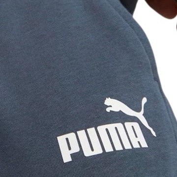 SPODNIE DRESOWE MĘSKIE PUMA SPORTOWE JOGGERY BAWEŁNA Z LOGO R XXL