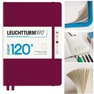 LEUCHTTURM1917 Notatnik Notes Medium A5 Kropka 120 bullet journal