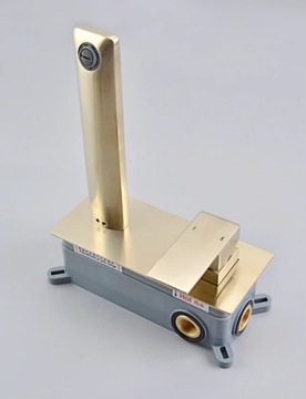 ЗОЛОТОЙ МАТОВЫЙ СМЕШНИК ДЛЯ УМЫВАЛЬНИКА FATTER GOLD МАТОВОЕ ЗОЛОТО