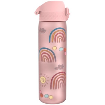 Бутылка для воды Розовая бутылочка для девочек Rainbow Rainbow ION8 0,5 л