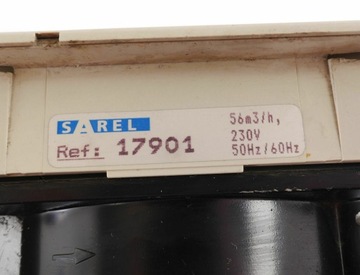 SAREL 17901 ВЕНТИЛЯТОР С ФИЛЬТРОМ 230 В 87901
