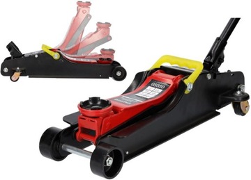 PODNOŚNIK SAMOCHODOWY LEWAREK NISKOPROFILOWY ŻABA PUNKTOWY 2500 KG INVENTO