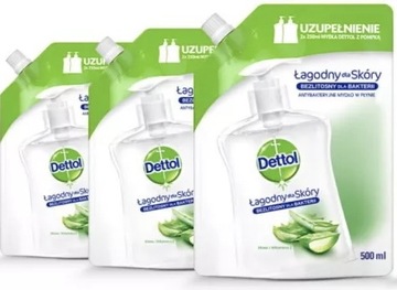 Mydło do rąk Dettol Aloesowy 500 ml 600 g