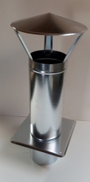 ВЕНТИЛЯЦИОННАЯ КРЫША С ОСНОВАНИЕМ FI 130 ОЦИНКОВАННАЯ