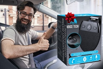 Zestaw głośnomówiący do samochodu ŁADOWARKA do zapalniczki KABEL typ C