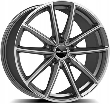 GMP TITAN 10.5X20 5X112 ET19/66.5 SZARY/POLER