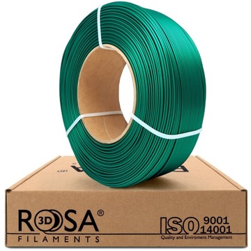 Filament Rosa3D ReFill PLA Starter Emerald Green Satin Zielony 1kg 1,75mm