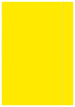 Teczka z gumką a4 + Fluo żółta Interdruk TEGUFLUOŻ