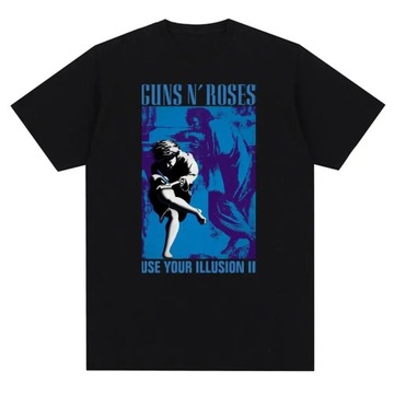 Guns N Roses Graphic Print T Shirt Vintage Rock Ba