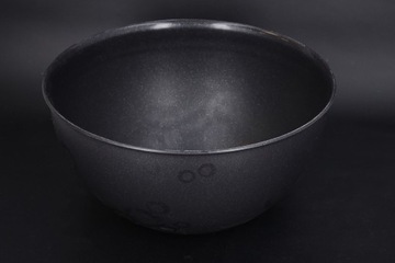 ЧАША С КРЫШКОЙ 29 см пластиковая кухонная миска большая 6л черная универсальная