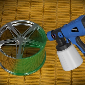 НАСТЕННЫЙ ПОКРАСОЧНЫЙ ПИСТОЛЕТ, ПОКРАСОЧНЫЙ ГЕНЕРАТОР 600 Вт