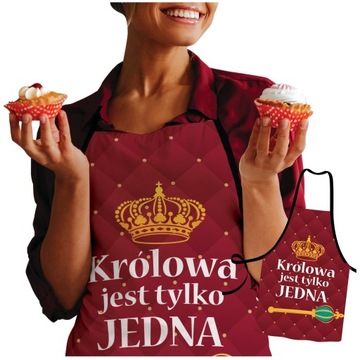 FARTUCH KUCHENNY PREZENT NA DZIEŃ KOBIET WALENTYNKI PREZENT DLA DZIEWCZYNY