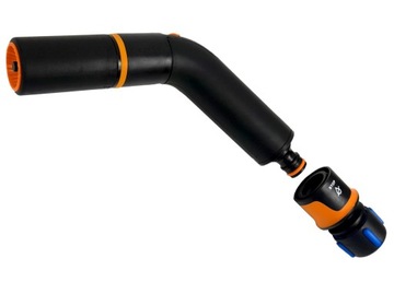 Fiskars Zestaw: pistolet zraszający 1052182 regulowany + złączka ze stopem