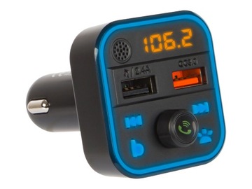 FM-ПЕРЕДАТЧИК BLUETOOTH ЗАРЯДНОЕ УСТРОЙСТВО MP3 SD 2xUSB