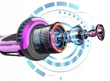 ЭЛЕКТРИЧЕСКИЙ СКЕЙТБОРД ДЛЯ ДЕВОЧКИ С МУЗЫКОЙ, Ховерборд, Гокарт