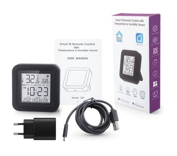 TUYA WIFI ИК-ДИСТАНЦИОННЫЙ ДАТЧИК ТЕМПЕРАТУРЫ И ВЛАЖНОСТИ