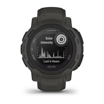 Умные часы GARMIN INSTINCT 2 Solar графитовые