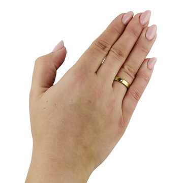 КО21 ЗОЛОТЫЕ ОБРУЧАЛЬНЫЕ КОЛЬЦА ЦИРКОНИЙ ПАРА СТАЛИ 316