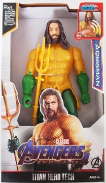 ФИГУРА АКВАМЕН СО ЗВУКАМИ, ИНТЕРАКТИВНАЯ, 28 см