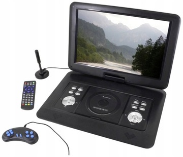 Портативный DVD-плеер DVB-T2 HEVC 15.4 TFT-LCD