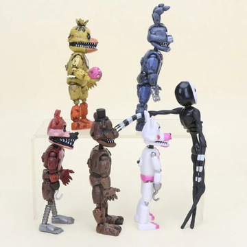 6 SZT FNAF FIGURKA FIVE NIGHTS AT FREDDY'S FIGURKI ZESTAW