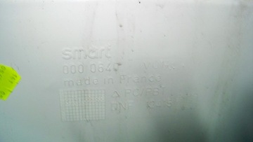 SMART FOURTWO I 450 99R LEM KRYT KUFRU