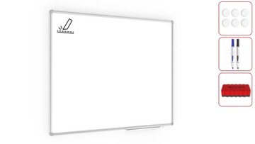 Керамическая магнитная доска, фарфор, 100х80см.