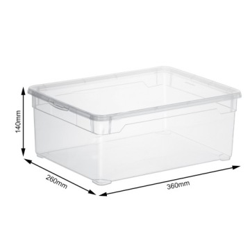 Ящик для хранения Rotho CLEAR 10 л