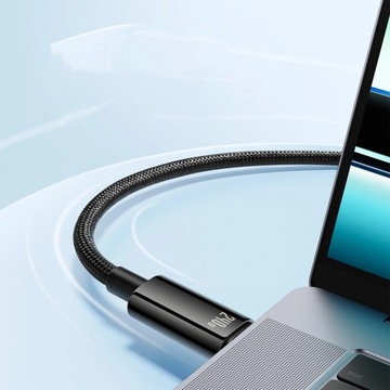 ТЕЛЕФОННЫЙ КАБЕЛЬ BASEUS STRONG USB TYPE C – USB TYPE C 240 Вт QC PD 2M