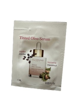 clarins tinted oleo serum podkład nawilżający próbka 1 ml kolor 02.5