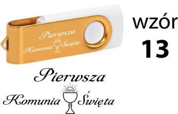 Флешка твистер 1Гб usb2.0 Первое причастие 10 шт.