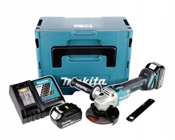 MAKITA DGA506RTJ szlifierka kątowa aku 18V 2x5Ah