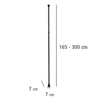 ГАРДЕРОБНОЕ КОЛЬЦО, конструкция 165-300 см, WENKO