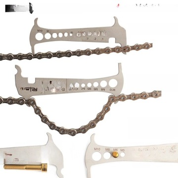 ТРИ В ОДНОМ ВЕЛОСИПЕДНОЙ ЦЕПИ ПРОВЕРКА ИНСТРУМЕНТАЛЬНОЙ ЦЕПИ ИНДИКАТОР ИЗНОСА ИЗМЕРЕНИЯ УГЛЕРОДИСТОЙ СТАЛИ