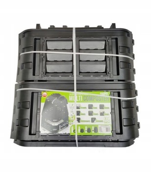 БОЛЬШОЙ ДОМАШНИЙ САД КОМПОСТЕР 1000л Patrol Черный Вентиляция Ирригация
