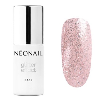 NEONAIL Baza Hybrydowa GLITTER EFFECT BASE ROSE TWINKLE 7,2 ml