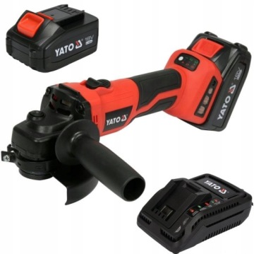 УГЛОВАЯ ШЛИФРОВАЛЬНАЯ МАШИНА YATO 18V 125MM 2X4AH YT-828295