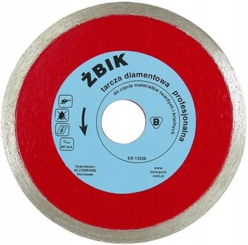 IN CORPORE TARCZA DIAMENTOWA GŁADKA 125MM ŻBIK