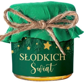 Prezent Mikołajki Święta słoiczek Miodek Miód