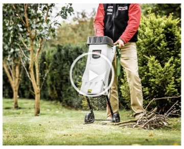 ФРЕЗЕРОВКА ДЛЯ ВЕТВЕЙ ЭЛЕКТРИЧЕСКАЯ ИЗМЕЛЬЧИТЕЛЬ 2800ВТ КОНТЕЙНЕР 44ММ