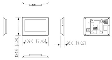 ВНУТРЕННЯЯ ПАНЕЛЬ VTH2621GW-P IP DAHUA