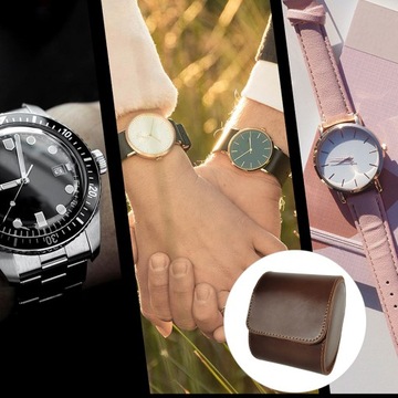 Pojedyncze pudełko na zegarek Luksusowe męskie etui na zegarki podróżne