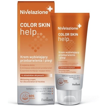 Farmona Nivelazione Color Skin Help kem wybielający przebarwienia i piegi 5