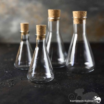 ГРАФИН СТЕКЛЯННЫЙ С ПРОБКОЙ для МАСЛЯНОГО УКСУСА 250мл 2 шт.