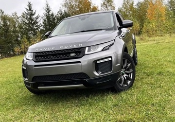 Land Rover Range Rover Evoque I SUV 5d Facelifting 2.0D eD4 150KM 2017 Land Rover Range Rover Evoque oryginalny lakier, SKORA, nawigacja, kamera,