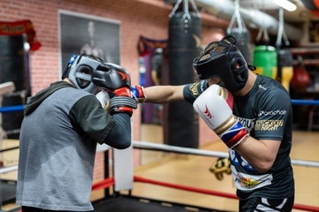 БОКСЕРСКИЕ ПЕРЧАТКИ НАТУРАЛЬНАЯ КОЖА 12 УНЦИЙ